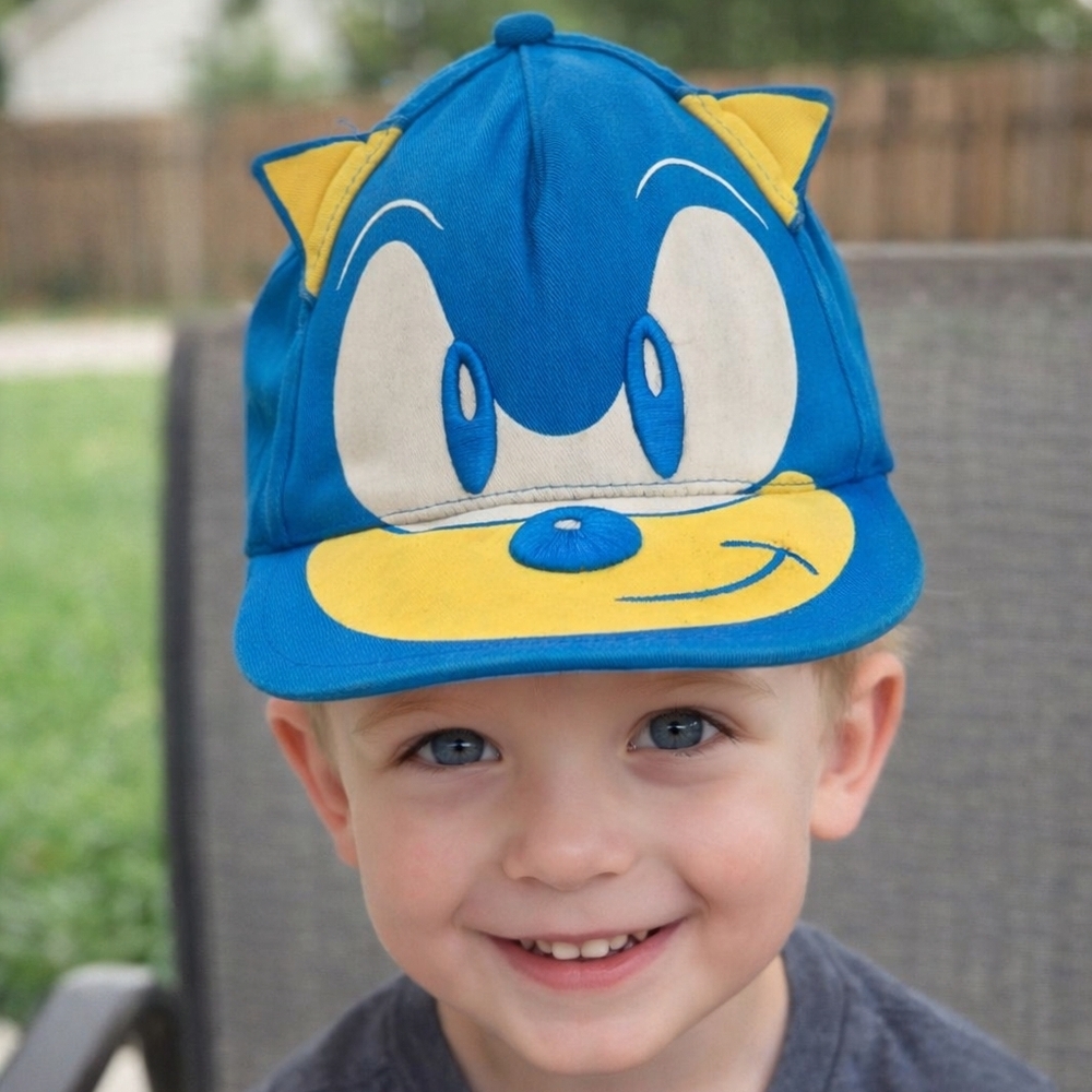 Sonic The Hedgehog Baseball Cap Gamer Hat